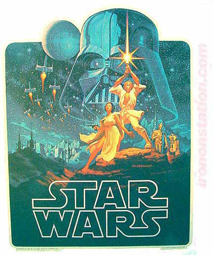 1977 STAR WARS by George Lucas 70s Vintage t shirt iron on transfer no Irononstation vintage 70s t shirt iron ons