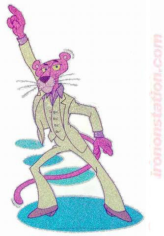 1960s Pink Panther cartoon with drag racing