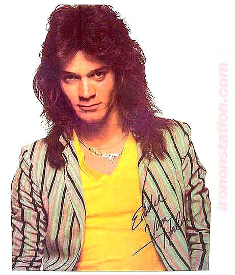 Eddie Van Halen 70s Vintage t-shirt iron-on transfer Original